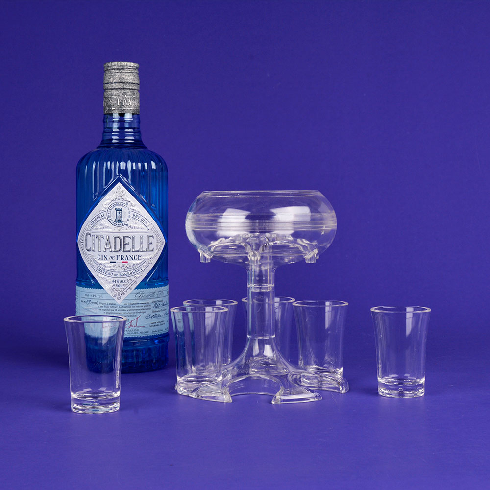 6 shot glass dispenser for lev1